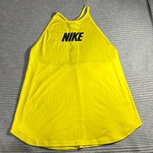 Nike Dri-Fit Tank Bright Yellow Size Large
